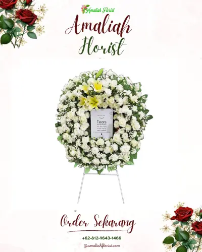 Krans Bunga Duka Cita di Bumiayu