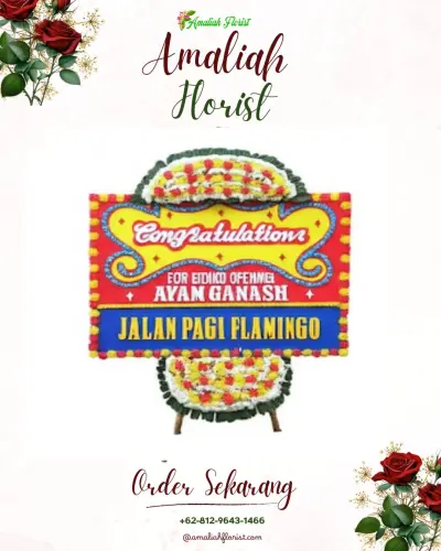 Bunga Papan Congratulation di Bumiayu